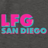 Retro LFG San Diego Logo Vector Backpack
