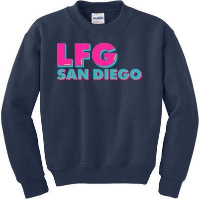 Retro LFG San Diego Logo Kids Sweatshirt