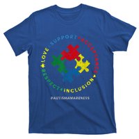 Respect Love Support Autism Awareness Month Wo  T-Shirt