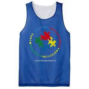 Respect Love Support Autism Awareness Month Wo  Mesh Reversible Basketball Jersey Tank