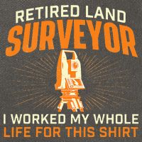 Retired Land Surveyor Land Examiner Cartographer Surveying Cotton Canvas Backpack