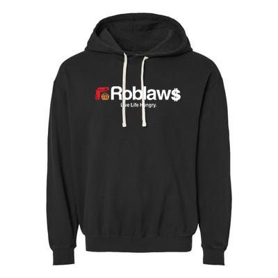 Roblaws Loblaws Satire Garment-Dyed Fleece Hoodie