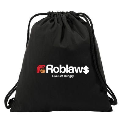 Roblaws Loblaws Satire Drawstring Bag