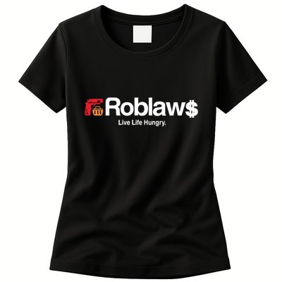Roblaws Loblaws Satire Womens T-Shirt