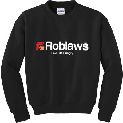 Roblaws Loblaws Satire Kids Sweatshirt