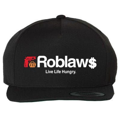 Roblaws Loblaws Satire Wool Snapback Cap