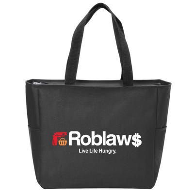 Roblaws Loblaws Satire Zip Tote Bag