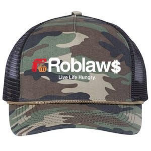 Roblaws Loblaws Satire Retro Rope Trucker Hat Cap