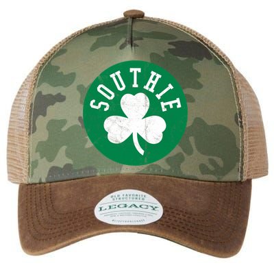Retro Look Southie Irish St Patricks Day Distressed Gift Legacy Tie Dye Trucker Hat