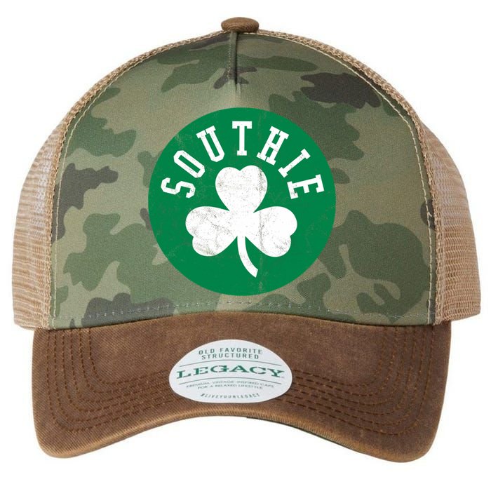 Retro Look Southie Irish St Patricks Day Distressed Gift Legacy Tie Dye Trucker Hat