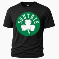 Retro Look Southie Irish St Patricks Day Distressed Gift Cooling Performance Crew T-Shirt