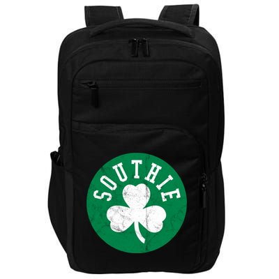 Retro Look Southie Irish St Patricks Day Distressed Gift Impact Tech Backpack