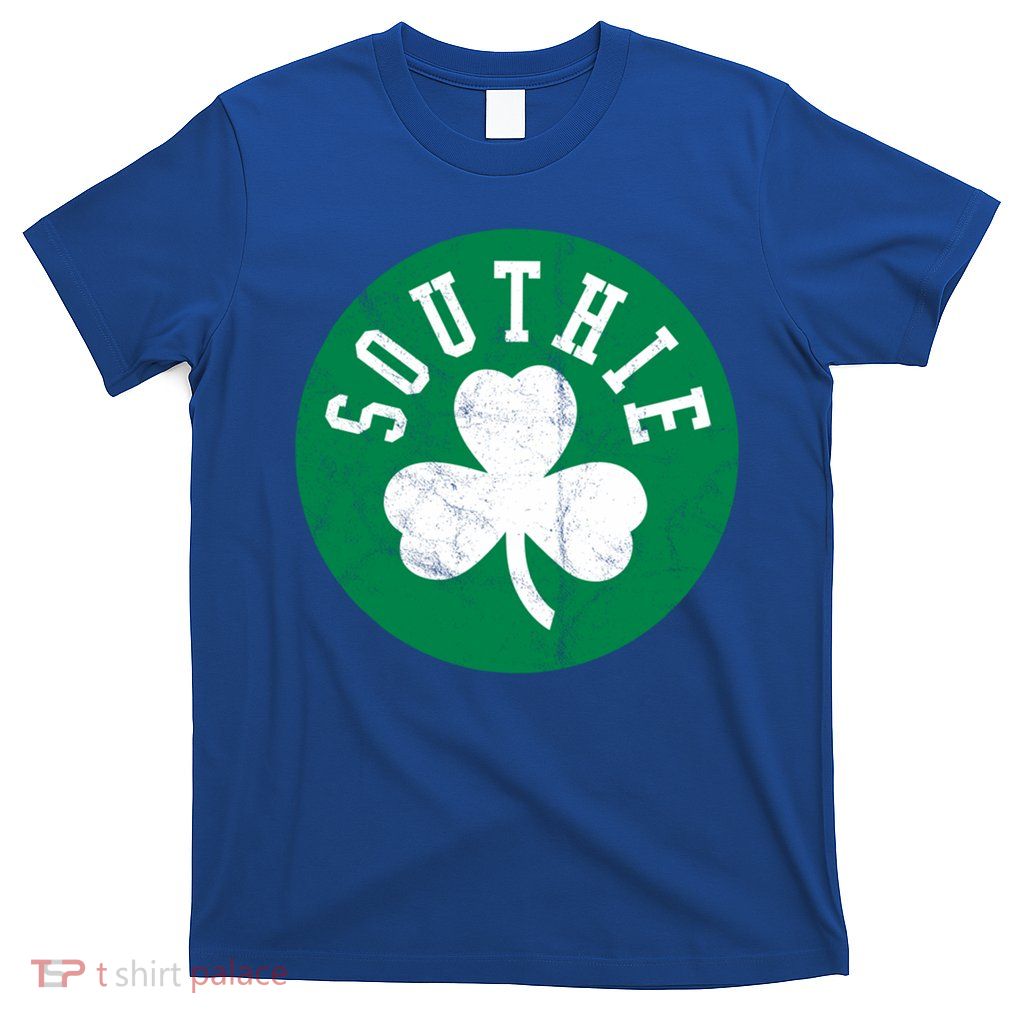 Retro Look Southie Irish St Patricks Day Distressed Gift T-Shirt