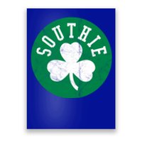 Retro Look Southie Irish St Patricks Day Distressed Gift Poster