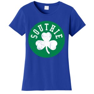 Retro Look Southie Irish St Patricks Day Distressed Gift Women's T-Shirt