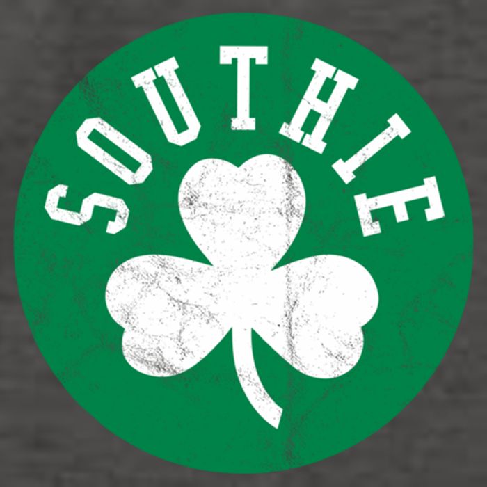 Retro Look Southie Irish St Patricks Day Distressed Gift Vector Backpack