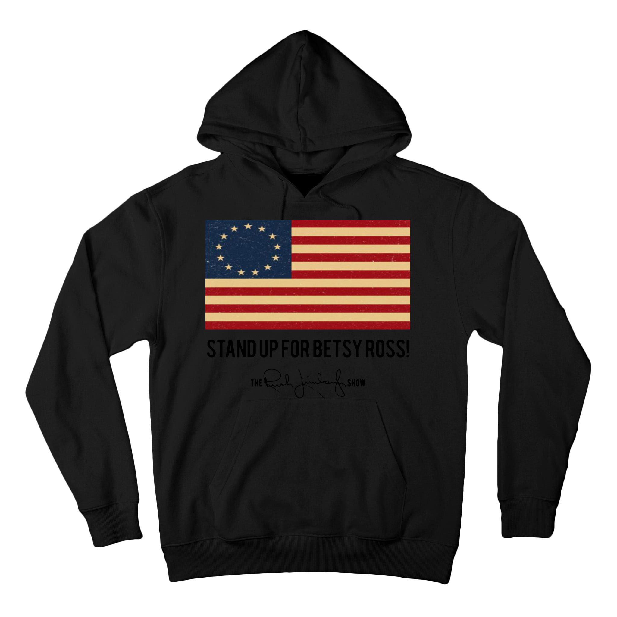Rush Limbaugh Stand Up For Betsy Ross Flag Tall Hoodie