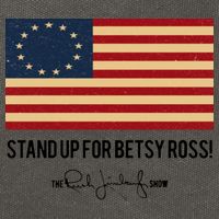 Rush Limbaugh Stand Up For Betsy Ross Flag Cotton Canvas Backpack