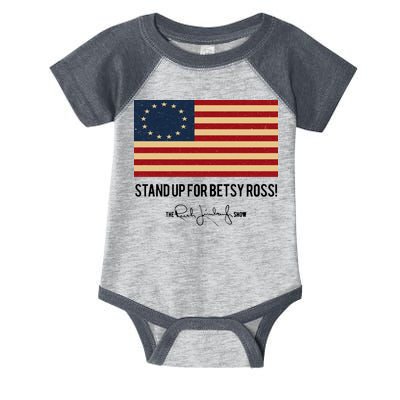 Rush Limbaugh Stand Up For Betsy Ross Flag Infant Baby Jersey Bodysuit