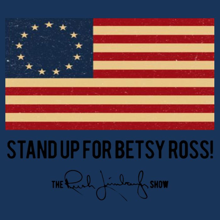 Rush Limbaugh Stand Up For Betsy Ross Flag Infant Baby Jersey Bodysuit