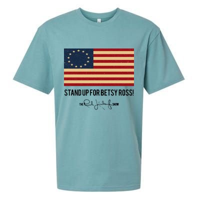 Rush Limbaugh Stand Up For Betsy Ross Flag Sueded Cloud Jersey T-Shirt