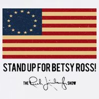 Rush Limbaugh Stand Up For Betsy Ross Flag Garment-Dyed Sweatshirt