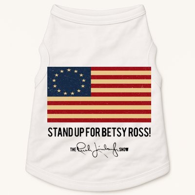 Rush Limbaugh Stand Up For Betsy Ross Flag Doggie Tank