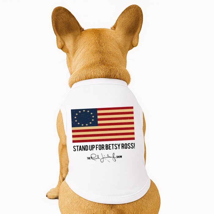Rush Limbaugh Stand Up For Betsy Ross Flag Doggie Tank