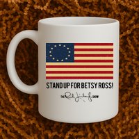 Rush Limbaugh Stand Up For Betsy Ross Flag Mug