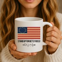 Rush Limbaugh Stand Up For Betsy Ross Flag Mug