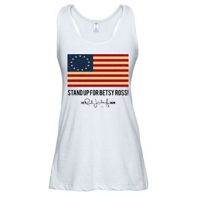Rush Limbaugh Stand Up For Betsy Ross Flag Ladies Essential Flowy Tank