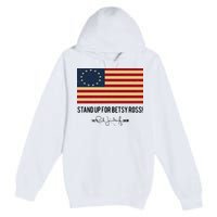Rush Limbaugh Stand Up For Betsy Ross Flag Premium Pullover Hoodie