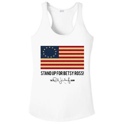 Rush Limbaugh Stand Up For Betsy Ross Flag Ladies PosiCharge Competitor Racerback Tank