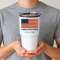 Rush Limbaugh Stand Up For Betsy Ross Flag Tumbler