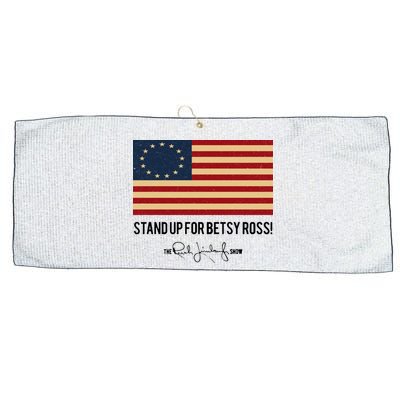 Rush Limbaugh Stand Up For Betsy Ross Flag Large Microfiber Waffle Golf Towel