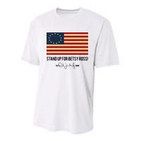 Rush Limbaugh Stand Up For Betsy Ross Flag Youth Performance Sprint T-Shirt