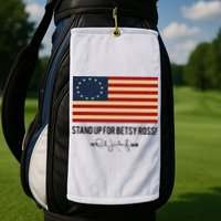 Rush Limbaugh Stand Up For Betsy Ross Flag Golf Towel