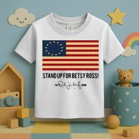 Rush Limbaugh Stand Up For Betsy Ross Flag Toddler T-Shirt