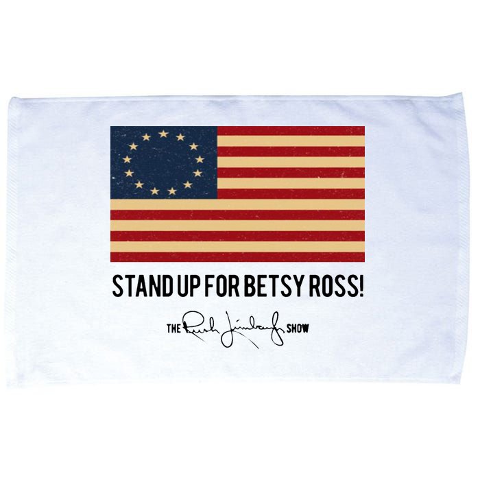 Rush Limbaugh Stand Up For Betsy Ross Flag Microfiber Hand Towel