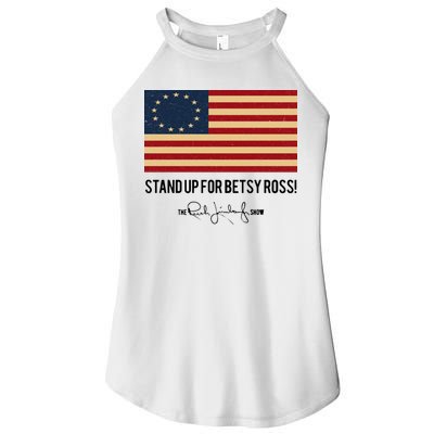 Rush Limbaugh Stand Up For Betsy Ross Flag Women's Perfect Tri Rocker Tank