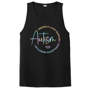 Respect Love Support Autism Awareness Month PosiCharge Competitor Tank