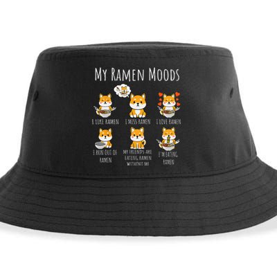 Ramen Lover Shiba Inu Dog Japanese Noodles Ramen Sustainable Bucket Hat