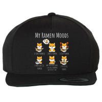 Ramen Lover Shiba Inu Dog Japanese Noodles Ramen Wool Snapback Cap