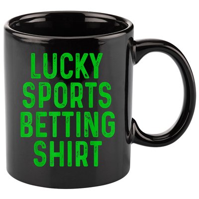 Retro Lucky Sports Betting Funny Gambling Gift Gambler 11oz C Handle Ceramic Mug
