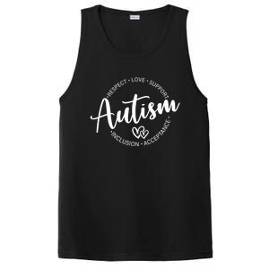 Respect Love Support Autism Awareness Month PosiCharge Competitor Tank