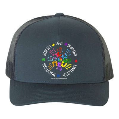 Respect Love Support Autism Awareness Support Autism Yupoong Adult 5-Panel Trucker Hat