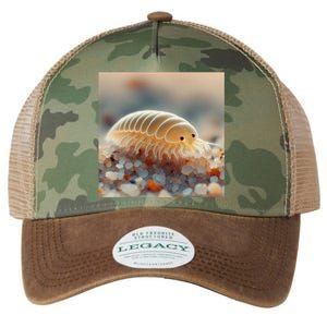 Really Like Sand Fleas Emerita Sand Fiddler Sand Crab Beach Cute Gift Legacy Tie Dye Trucker Hat