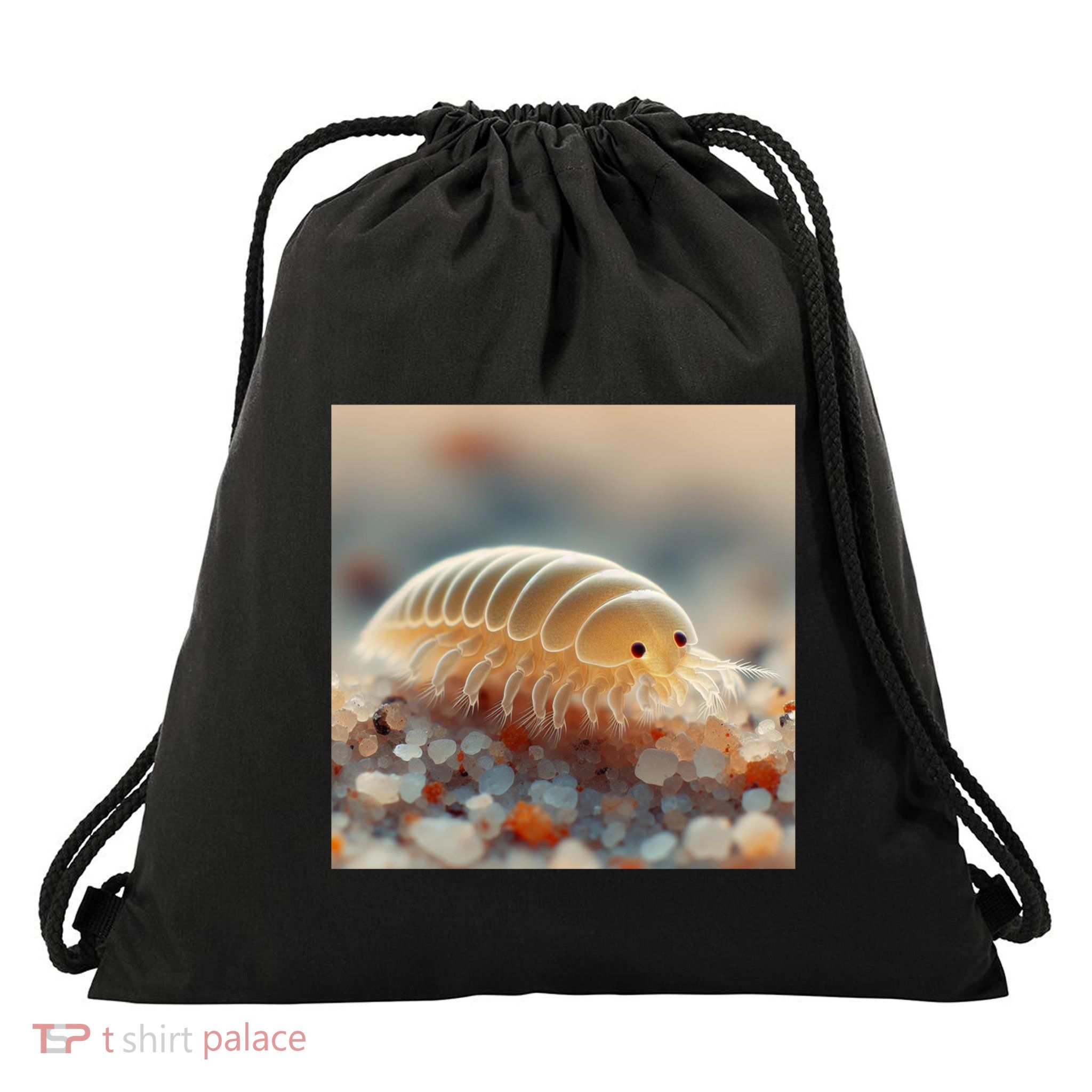 Really Like Sand Fleas Emerita Sand Fiddler Sand Crab Beach Cute Gift Drawstring Bag