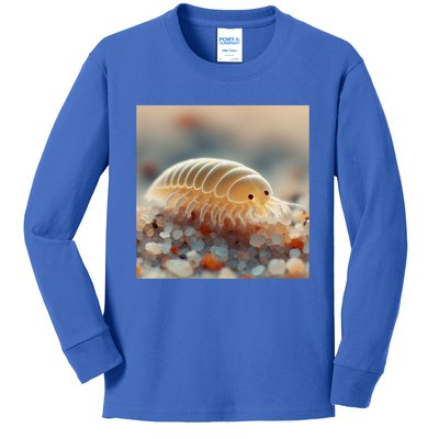 Really Like Sand Fleas Emerita Sand Fiddler Sand Crab Beach Cute Gift Kids Long Sleeve Shirt