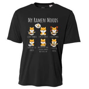 Ramen Lover Shiba Inu Dog Japanese Noodles Ramen Cooling Performance Crew T-Shirt